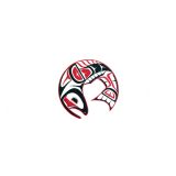 Pacific Northwest Native American Temporary Tattoo - Salmon