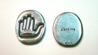 Pocket Spirit - Hand (HEALING TOUCH/FAMILY/COMMUNITY) - by Mike Dangeli, Nisgaâa Tlingit, Tsimshia