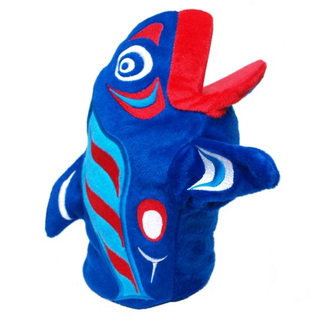 Hand Puppet - Streamer - The Salmon Puppet