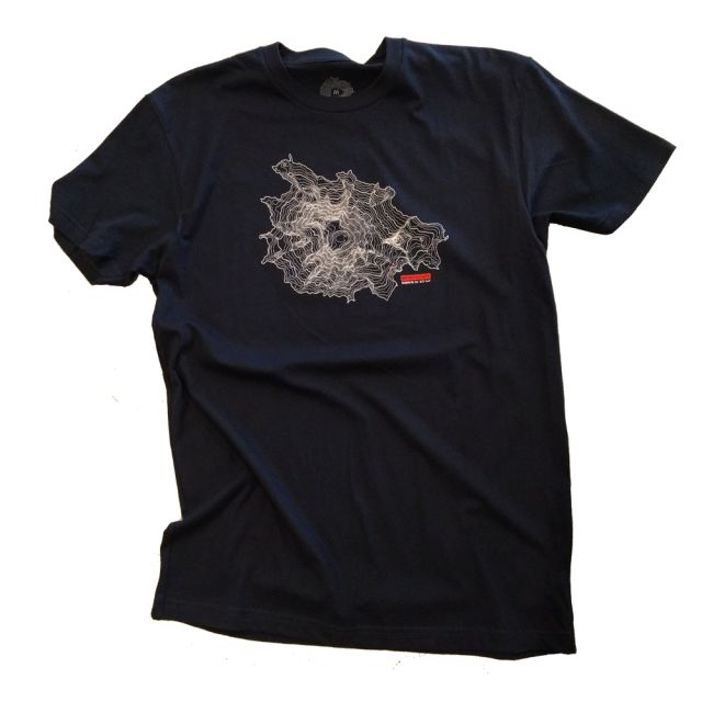 Mount Rainier Topographical T-Shirt