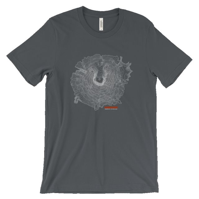 Mt. St. Helens Topographical T-Shirt