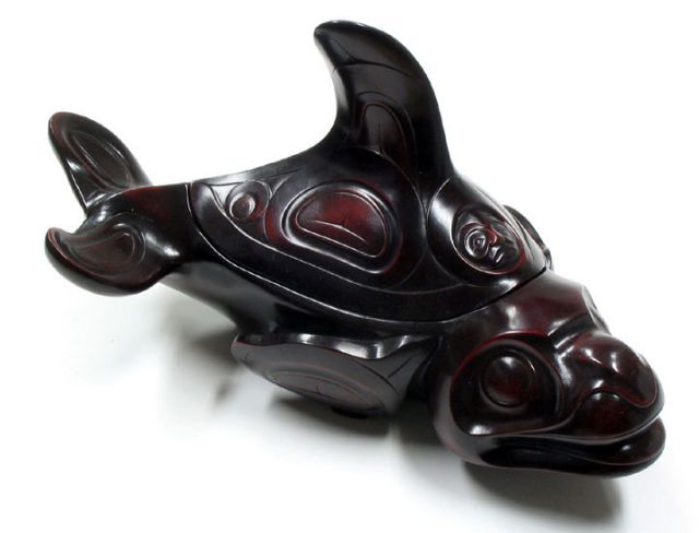 Native American Orca Spirit Box - Thomas McPhee