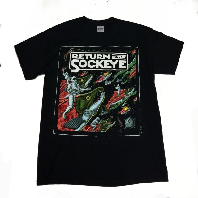Return of the Sockeye T-Shirt - By Ray Troll 